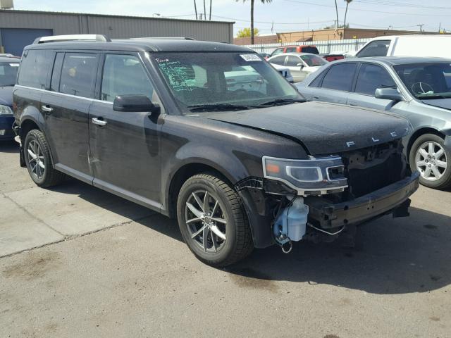 2FMGK5D81EBD24291 - 2014 FORD FLEX LIMIT BLACK photo 1