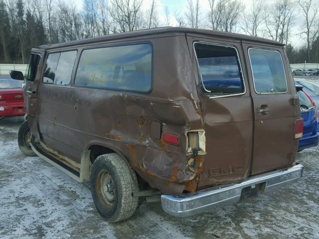 1G5EG25L3G7501537 - 1986 GMC RALLY WAGO BROWN photo 3