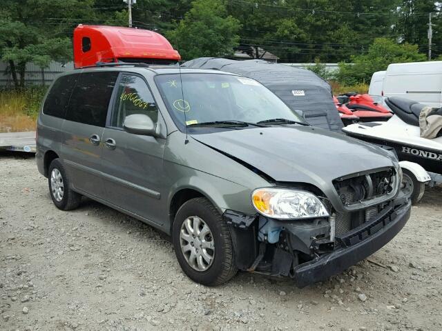 KNDUP131656653072 - 2005 KIA SEDONA EX GRAY photo 1