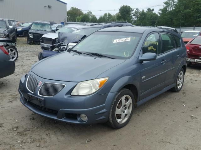 5Y2SL65808Z417515 - 2008 PONTIAC VIBE BLUE photo 2