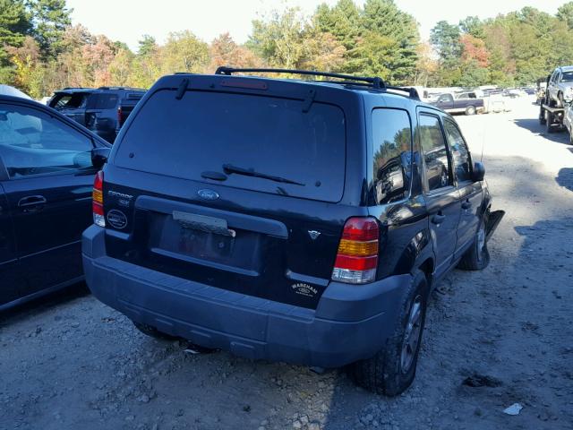 1FMYU93165KC43898 - 2005 FORD ESCAPE XLT BLACK photo 4