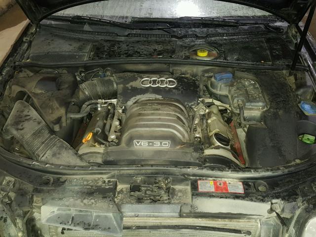 WAULT64B02N136716 - 2002 AUDI A6 3.0 QUA BLUE photo 7