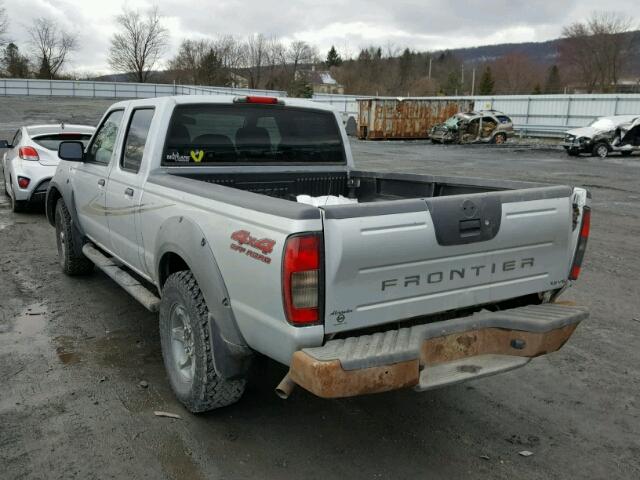 1N6ED29Y63C418898 - 2003 NISSAN FRONTIER C SILVER photo 3