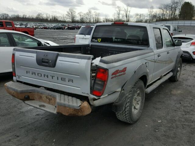 1N6ED29Y63C418898 - 2003 NISSAN FRONTIER C SILVER photo 4