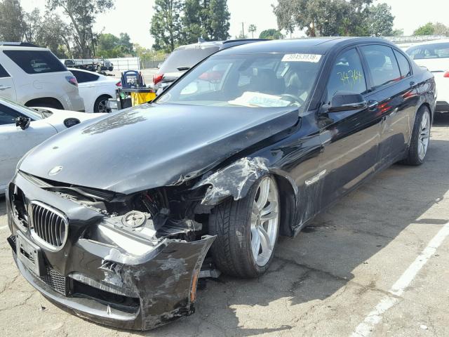 WBAYE4C51DD137110 - 2013 BMW 740 LI BLACK photo 2