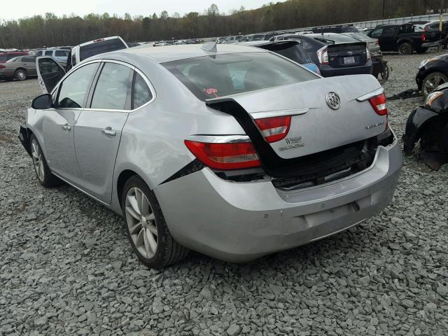 1G4PS5SK7F4197573 - 2015 BUICK VERANO SILVER photo 3