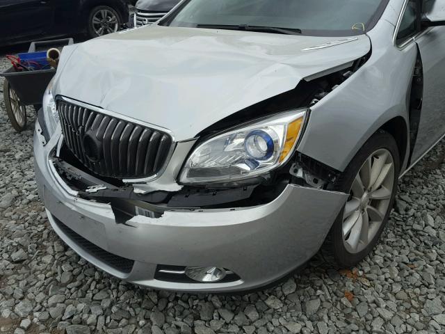 1G4PS5SK7F4197573 - 2015 BUICK VERANO SILVER photo 9