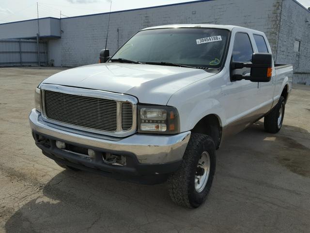 1FTNW21P83EB65975 - 2003 FORD F250 SUPER WHITE photo 2