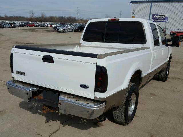 1FTNW21P83EB65975 - 2003 FORD F250 SUPER WHITE photo 4