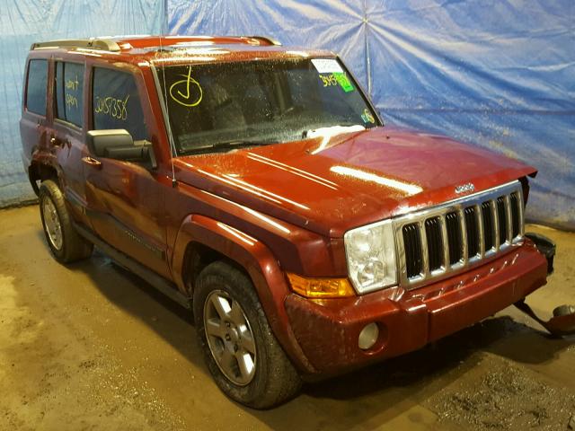1J8HG48K87C669016 - 2007 JEEP COMMANDER RED photo 1