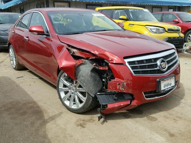 1G6AB5RX7E0114227 - 2014 CADILLAC ATS LUXURY RED photo 1