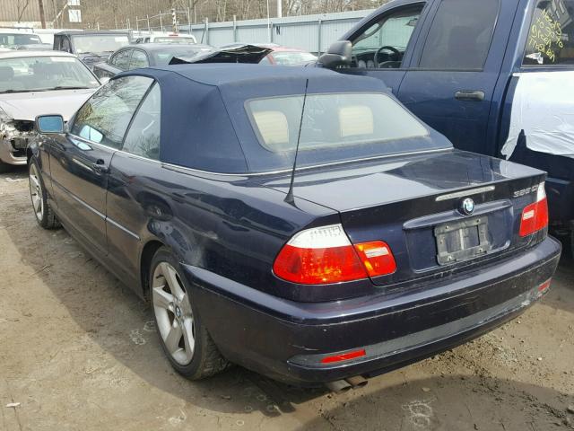 WBABW33465PL36092 - 2005 BMW 325 CI BLUE photo 3