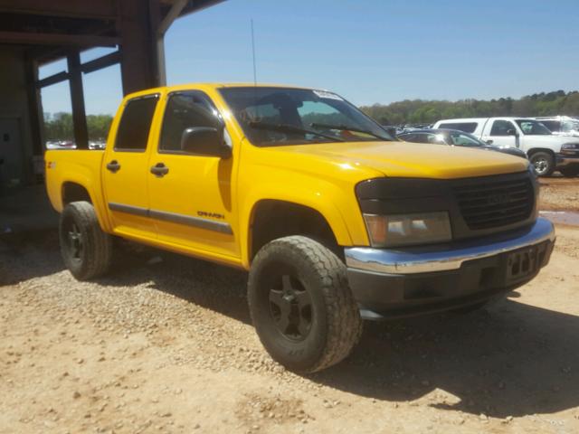 1GTDT136558246081 - 2005 GMC CANYON YELLOW photo 1