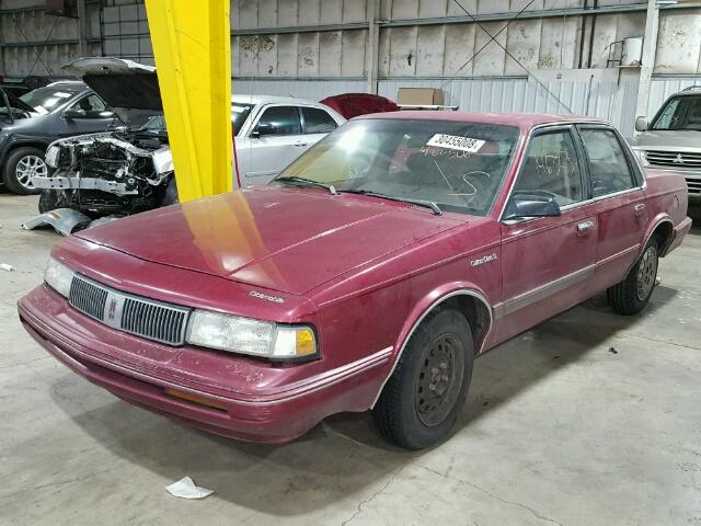 1G3AJ55M7S6422566 - 1995 OLDSMOBILE CIERA SL RED photo 2