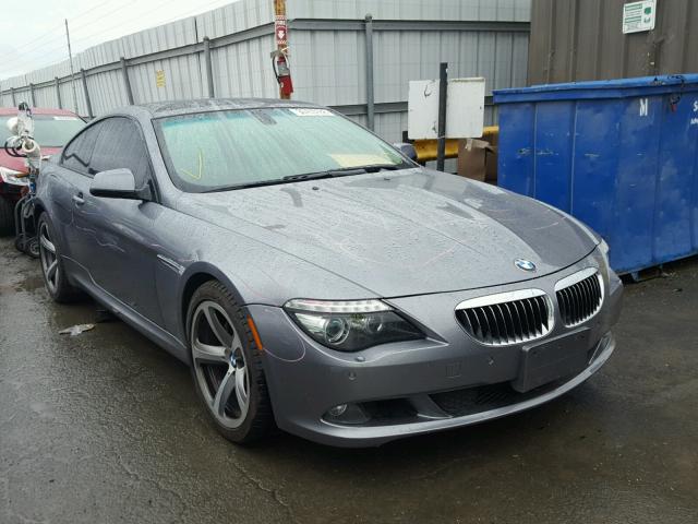 WBAEA5C50ACV93038 - 2010 BMW 650 I GRAY photo 1