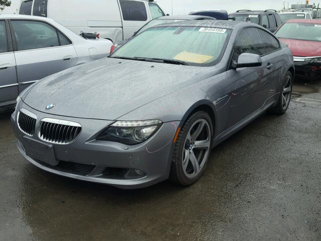 WBAEA5C50ACV93038 - 2010 BMW 650 I GRAY photo 2