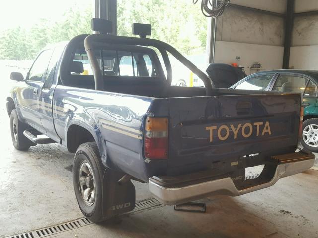 JT4RN13P1M6027220 - 1991 TOYOTA PICKUP 1/2 BLUE photo 3