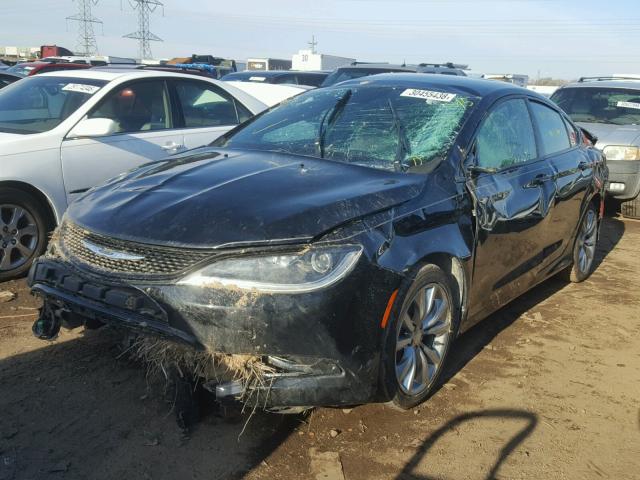 1C3CCCBG0FN628043 - 2015 CHRYSLER 200 S BLACK photo 2