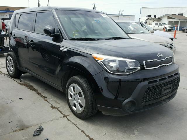 KNDJN2A29G7352139 - 2016 KIA SOUL BLACK photo 1