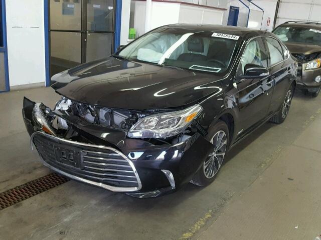 4T1BD1EB2GU050135 - 2016 TOYOTA AVALON HYB BLACK photo 2