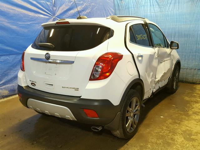 KL4CJHSB3GB520564 - 2016 BUICK ENCORE PRE WHITE photo 4