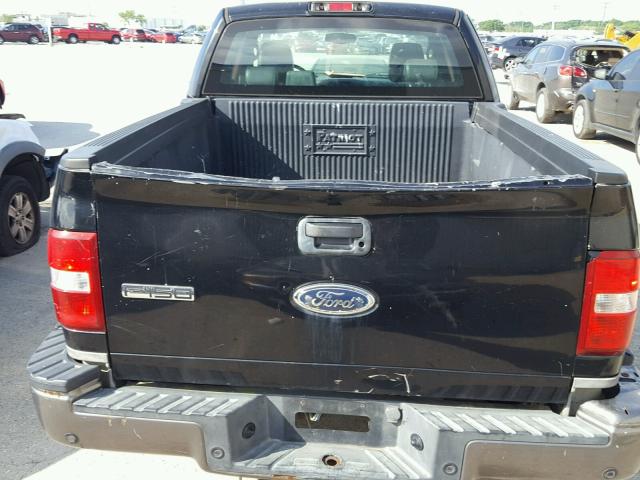 1FTPX04525KB80870 - 2005 FORD F150 BLACK photo 9