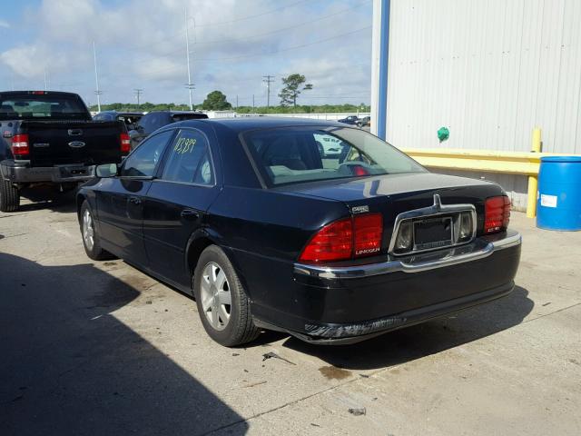 1LNHM87A82Y638940 - 2002 LINCOLN LS BLACK photo 3