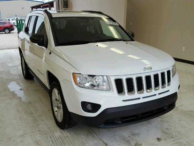 1J4NT1FB4BD290308 - 2011 JEEP COMPASS SP WHITE photo 1