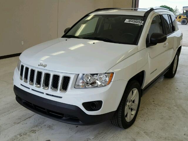 1J4NT1FB4BD290308 - 2011 JEEP COMPASS SP WHITE photo 2