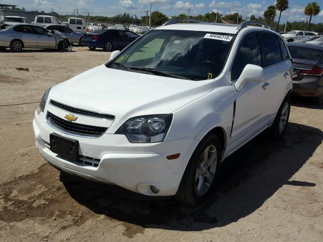 3GNAL3EK5FS502907 - 2015 CHEVROLET CAPTIVA LT WHITE photo 2