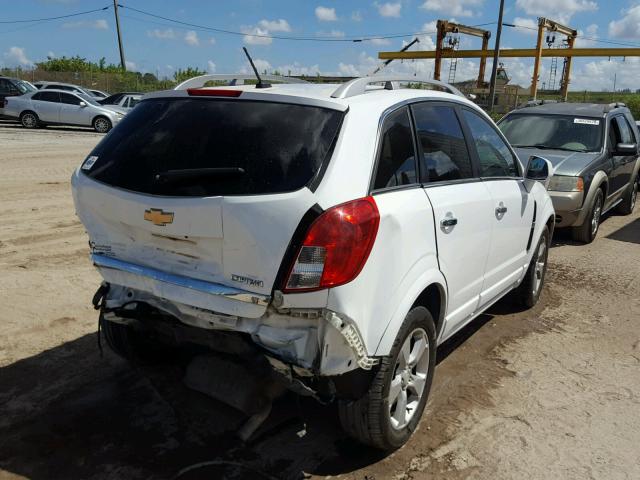 3GNAL3EK5FS502907 - 2015 CHEVROLET CAPTIVA LT WHITE photo 4