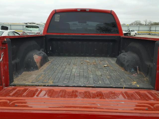 3D7KU28C84G239052 - 2004 DODGE RAM 2500 S RED photo 6