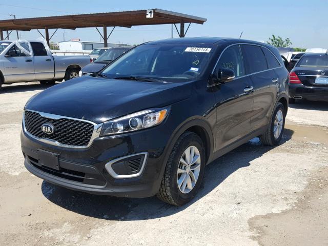 5XYPG4A30GG124977 - 2016 KIA SORENTO LX BLACK photo 2