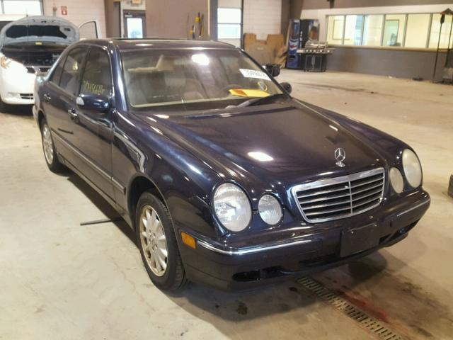 WDBJF82J72X071146 - 2002 MERCEDES-BENZ E 320 4MAT BLUE photo 1