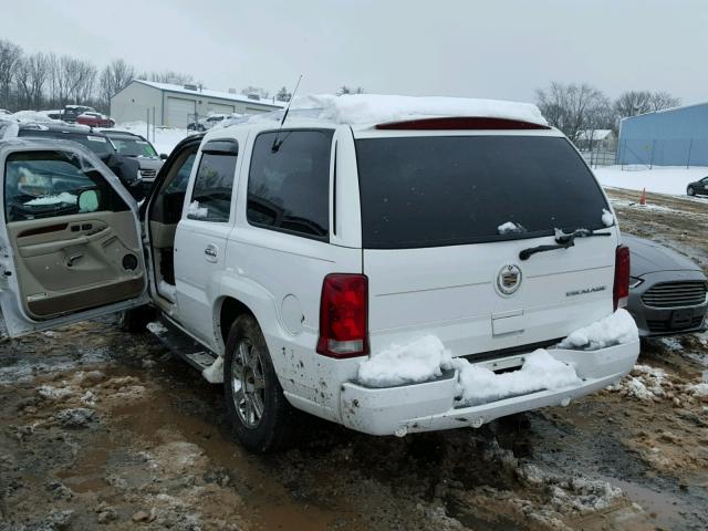 1GYEK63N02R108802 - 2002 CADILLAC ESCALADE L WHITE photo 3