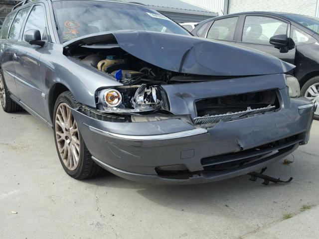 YV1SW592462540242 - 2006 VOLVO V70 2.5T GRAY photo 9