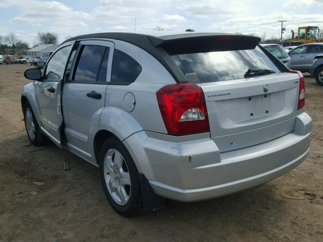 1B3HB48BX8D504197 - 2008 DODGE CALIBER SX SILVER photo 3