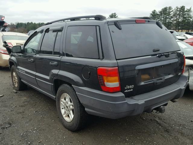 1J4GW48N64C327246 - 2004 JEEP GRAND CHER BLACK photo 3