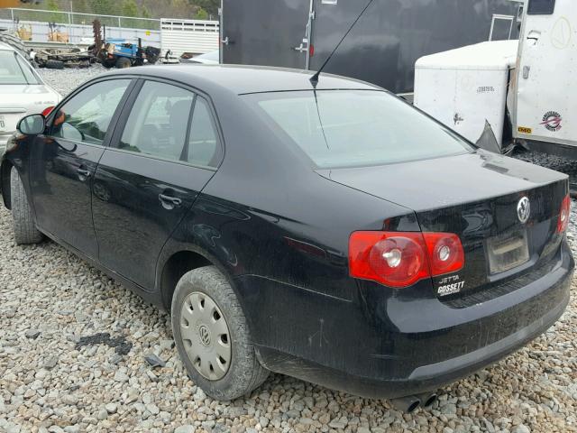 3VWGF71K87M081887 - 2007 VOLKSWAGEN JETTA BLACK photo 3