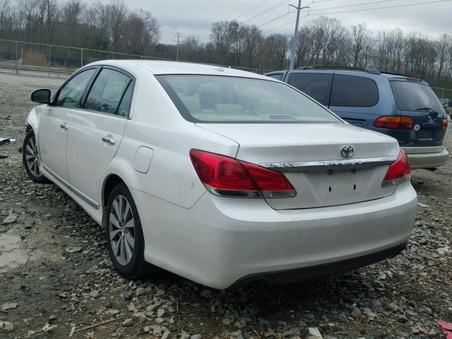 4T1BK3DB5BU423227 - 2011 TOYOTA AVALON BAS SILVER photo 3
