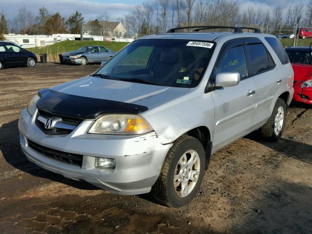 2HNYD188X5H524194 - 2005 ACURA MDX TOURIN SILVER photo 2