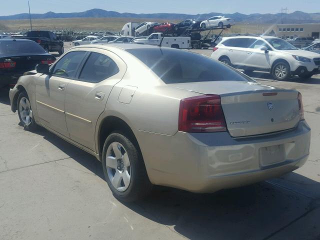 2B3LA43R98H313830 - 2008 DODGE CHARGER TAN photo 3