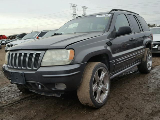 1J8GW68J82C169688 - 2002 JEEP GRAND CHER GRAY photo 2