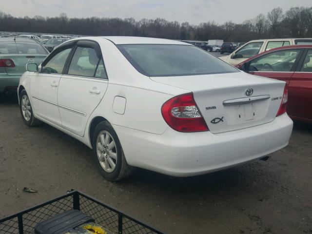 4T1BE30K54U282143 - 2004 TOYOTA CAMRY LE WHITE photo 3