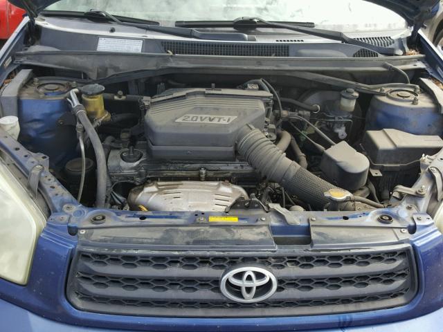 JTEHH20V036078892 - 2003 TOYOTA RAV4 BLUE photo 7