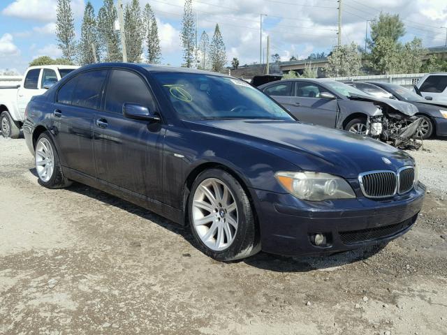 WBAHL83586DT01517 - 2006 BMW 750 I BLUE photo 1