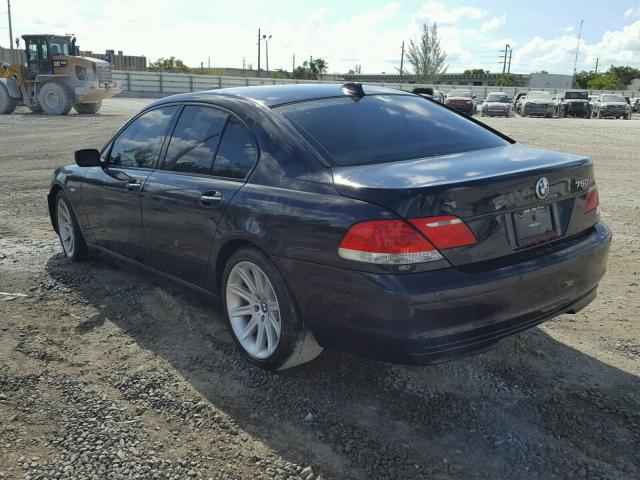 WBAHL83586DT01517 - 2006 BMW 750 I BLUE photo 3