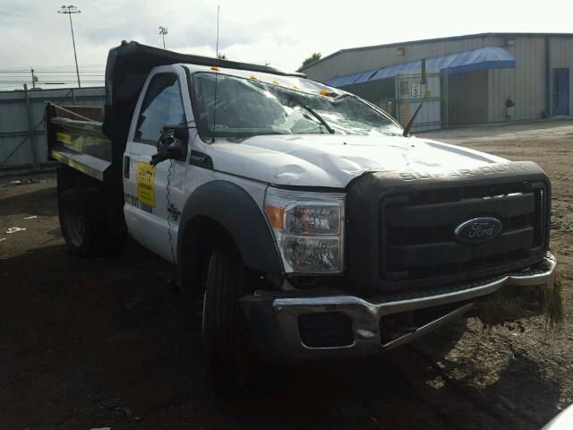 1FDUF5GT7FEB12654 - 2015 FORD F550 SUPER WHITE photo 1