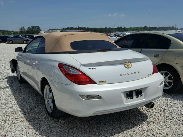 4T1FA38P67U117980 - 2007 TOYOTA CAMRY SOLA თეთრი ფოტო 3