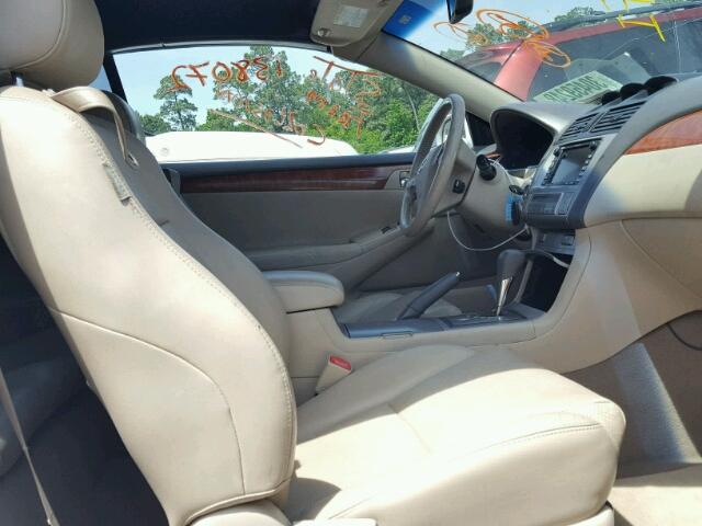 4T1FA38P67U117980 - 2007 TOYOTA CAMRY SOLA თეთრი ფოტო 5